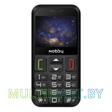 Мобильный телефон Nobby 240B (черный/серый)